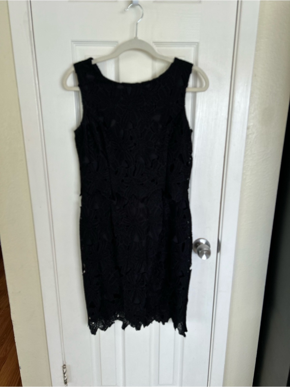 Women's Black Lace Sheath Dress